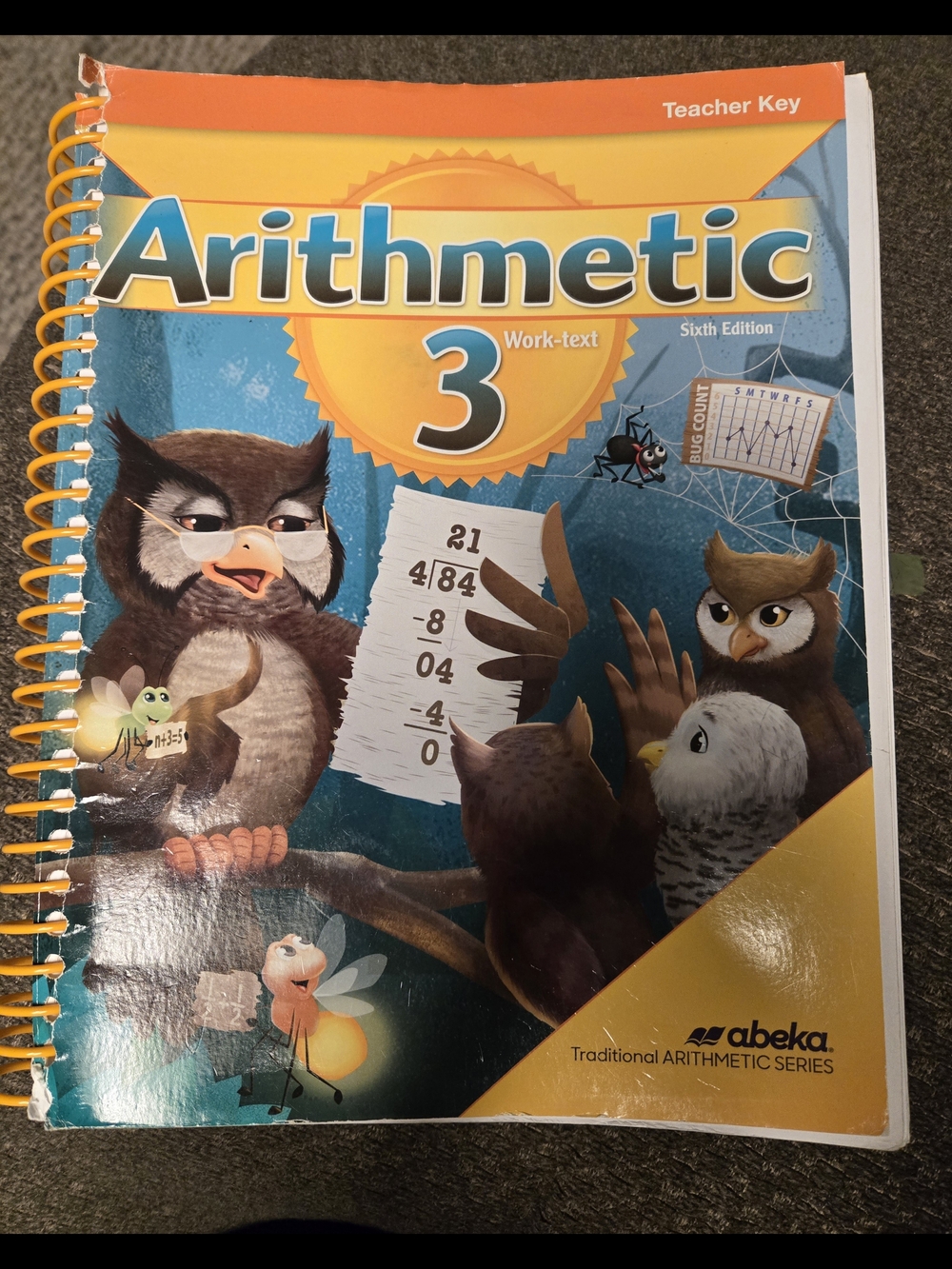 Abeka Arithmetic 3 Teacher Key Spiral Workbook